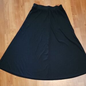 Classic Black A-Line Women's Skirt